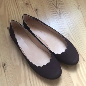LC | Lauren Conrad scalloped maroon flats